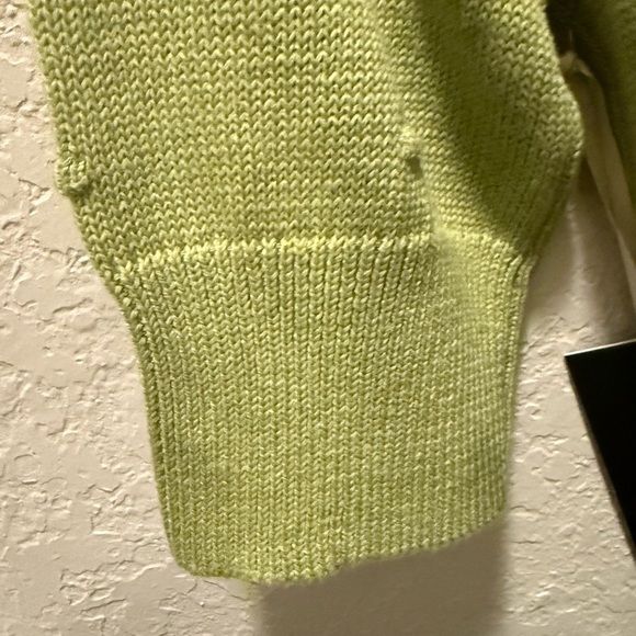 Nanette Lapore Green Pullover Popcorn Knit Sweater - NEW - Size Med - Picture 5 of 6